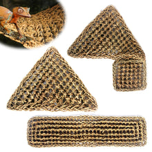 Load image into Gallery viewer, Reptile Lizard Hammock Hamster Reptile Grass Mat Pet Bed Seaweed Hammock Swing Pet Reptile Toy Hanging Bed Mat Hanging Sofas
