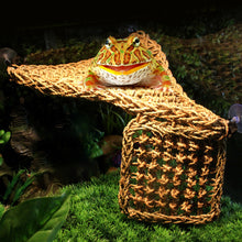 Load image into Gallery viewer, Reptile Lizard Hammock Hamster Reptile Grass Mat Pet Bed Seaweed Hammock Swing Pet Reptile Toy Hanging Bed Mat Hanging Sofas
