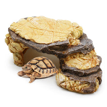 Load image into Gallery viewer, Reptile Resin Hides Cave Turtles Rock Hideout House Pet Hiding Spot Habitat Terrariums Landscaping for Lizard Snakes Turtles
