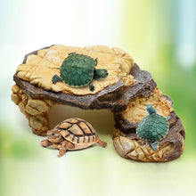 Load image into Gallery viewer, Reptile Resin Hides Cave Turtles Rock Hideout House Pet Hiding Spot Habitat Terrariums Landscaping for Lizard Snakes Turtles
