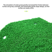 Load image into Gallery viewer, Turtle Platform Float Decoration Aquarium For Small Reptile Suction Cup Drying Easy Install Simulated Lawn Slope
