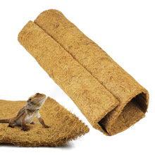 Load image into Gallery viewer, Reptile Pad Coconut Reptile Case Cushion Breathable Soft Natural Pet Supplies Mat Habitat For Spider Lizard Snake Turtle
