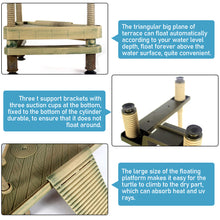 Load image into Gallery viewer, Tortoise Drying Platform Brazilian Water Turtle Floating Island Turtle Tank Aquarium Floating Drying Platform Lying Platform
