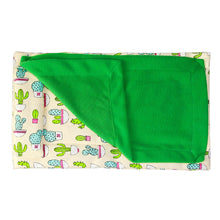 Load image into Gallery viewer, Reptile Sleeping Bag Tropical Cactus Print Sleeper With Blanket Pillow Cage Nap Mat For Bearded Dragon Gecko Lizard Hamster
