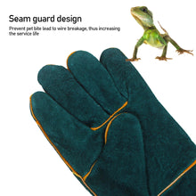 Load image into Gallery viewer, Reptile Training Gloves Wild Animals Handling Gloves Bite Proof Scratch Resistant Snake Lizard Protection Gloves
