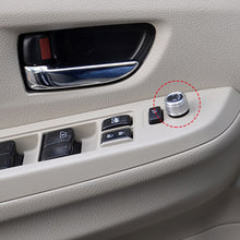Load image into Gallery viewer, Car Rearview Mirror Knob Trim Cover Rotary Control Switch Decoration Rings Adjustment For Subaru XV Forester Outback 2015-18 WRX
