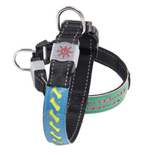 Load image into Gallery viewer, LED Dog Collar Engraved Design Glowing Up Anti-lost Luminous Collar Night Safety Collars with Batteries Adjustable Pet Necklace Glow Collar for Small Dogs Cat
