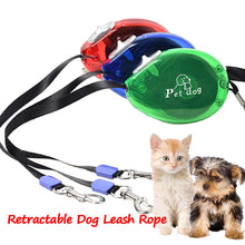 Load image into Gallery viewer, 2.5m Mini Automatic Retractable Dog Leash Rope Outdoor Training Pet Leash Belt Roulette Long Lanyard Puppy Small Dogs Lead Stuff
