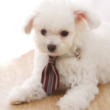 Load image into Gallery viewer, Pet Bow Tie Pet Dog Cat Collar Adjustable Soft Oxford Puppy Collars Pet Collars with Bells Gentleman Tie Necklace Collar
