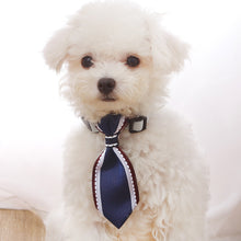 Load image into Gallery viewer, Pet Bow Tie Pet Dog Cat Collar Adjustable Soft Oxford Puppy Collars Pet Collars with Bells Gentleman Tie Necklace Collar
