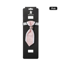 Load image into Gallery viewer, Pet Bow Tie Pet Dog Cat Collar Adjustable Soft Oxford Puppy Collars Pet Collars with Bells Gentleman Tie Necklace Collar
