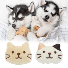 Load image into Gallery viewer, Latest Design Catnip Toy with Cat Face Cartoon Cat Head White and Beige Available Now
