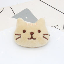 Load image into Gallery viewer, Latest Design Catnip Toy with Cat Face Cartoon Cat Head White and Beige Available Now
