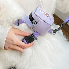 Load image into Gallery viewer, 1.5M Outdoor Dog Leashes Cat Backpack Traction Rope Vest Small Dog Chest Strap Snack Bag Dog Walking Chain Decoration Bags Pet Supplies
