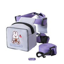 Load image into Gallery viewer, 1.5M Outdoor Dog Leashes Cat Backpack Traction Rope Vest Small Dog Chest Strap Snack Bag Dog Walking Chain Decoration Bags Pet Supplies
