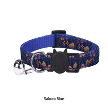Load image into Gallery viewer, Pet Cat Dog Safety Plaid Cat Collar Buckles With Bell Adjustable Cat Buckle Collars Suitable Kitten Puppy Accessories Supplies
