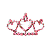 Load image into Gallery viewer, Pet Cat Jewelry Tiara Crown Hair Clip Necklace for Small Dogs Crystal Rhinestone Girls Barrette Grooming Hair Accessories
