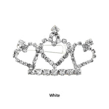 Load image into Gallery viewer, Pet Cat Jewelry Tiara Crown Hair Clip Necklace for Small Dogs Crystal Rhinestone Girls Barrette Grooming Hair Accessories
