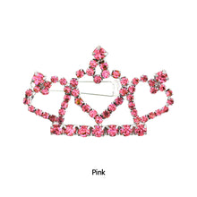 Load image into Gallery viewer, Pet Cat Jewelry Tiara Crown Hair Clip Necklace for Small Dogs Crystal Rhinestone Girls Barrette Grooming Hair Accessories
