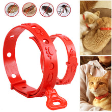 Load image into Gallery viewer, Adjustable Pet Dog Antiparasitic Collar Dog Anti Flea And Tick Collar Cat Mosquitoe Repellent Pet Collar Cat Lice Collars Deworming Collars Supplies
