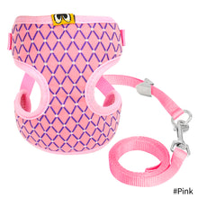 Load image into Gallery viewer, Breathable Mesh Cat Harness and Leash Set Rhinestone Cat Collar Harnesses Vest Pet Traction for Small Medium Dog Cat Puppy
