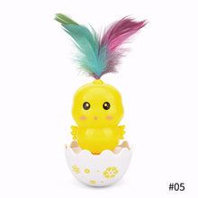 Load image into Gallery viewer, Cat Automatic Toys Pet Bumbler Funny Toy Interactive Cat Toys Cat Rolling Teaser Feather Wand Cat Toys Interactive Rotating Ball
