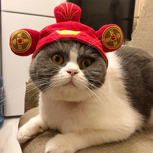 Load image into Gallery viewer, Pet Cat Hats Sunflower Shaped Hat Teddy Dress Up Costume Headdress Pet Costume For Party Cosplay Accessories
