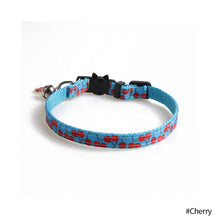 Load image into Gallery viewer, Adjustable Cute Cat Collars Puppy Kitten Necklace Fruits Pattern Cats Rabbit Buckle Collar with Bells Cat Accessories Pet Product
