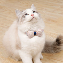 Load image into Gallery viewer, Cute Bow Tie Kitty Collar Adjustable Pet Dog Cat Polyester Collars Dog Necklace for Small Middle Dog Cats Rabbits
