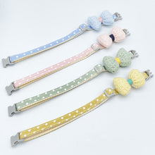 Load image into Gallery viewer, Cute Bow Tie Kitty Collar Adjustable Pet Dog Cat Polyester Collars Dog Necklace for Small Middle Dog Cats Rabbits
