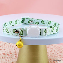 Load image into Gallery viewer, Lovely Fruit Print Fabric Cotton Polyester Pet Dog Cat Collar Cat Collar Buckles With Bell Adjustable for Small Middle Dog Cats
