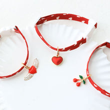 Load image into Gallery viewer, Pet Cute Cat Dog Safety Buckle Collar Love Pattern Adjustable Collars Angel Flower Cherry Necklace Cat Accessories Pet Product

