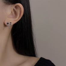 Load image into Gallery viewer, Vintage Goth Black Love Heart Hollow Metal Stud Earrings for Women Girl Trendy Creative Ins Party Aesthetic Jewelry Accessories
