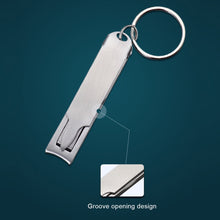 Load image into Gallery viewer, Foldable Ultra-thin Portable Stainless Steel Nail Toe Cutter Trimmer Creative Nail Scissor Manicure Pedicure Tool Fingernail Clipper

