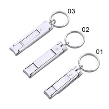 Load image into Gallery viewer, Foldable Ultra-thin Portable Stainless Steel Nail Toe Cutter Trimmer Creative Nail Scissor Manicure Pedicure Tool Fingernail Clipper
