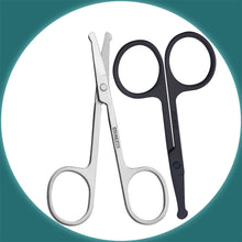 Load image into Gallery viewer, Mini Stainless Steel Nose Hair Scissors Portable Round Head Beauty Trimmer Nose Hair Clipper Ergonomics Nose Hair Cutter
