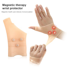 Load image into Gallery viewer, Silicone Gel Tenosynovitis Elastic Wrist Compression Thumb Support Carpal Tunnel SEBS Magnetic Wrist Support Brace Typing Pain
