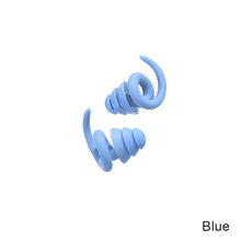 Load image into Gallery viewer, Waterproof Sleeping Silicone Earplugs Noise Reduction Earplug Hearing Protection Anti-Noise Plug for Travelling Sleep Promotion
