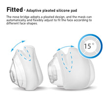 Load image into Gallery viewer, YF/YN Nasal Mask S/M/L 3 Sizes with Headgear and Head Pad Suitable for CPAP Machine Oxygenerator Connect Hose and Face
