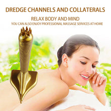 Load image into Gallery viewer, Professional Massager Meridian Brush Slimming Device Salon Beauty Massage Brush Household Gua Sha Tool Scraper Instrument
