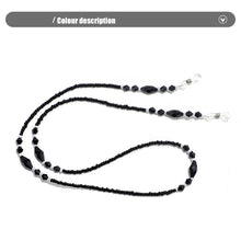 Load image into Gallery viewer, Fashion Glasses Chain Diamond Black Glasses Chain Decorative Lanyard For Sunglasses Reading Glasses Glasses Accessories
