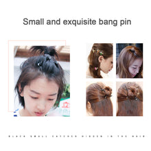 Load image into Gallery viewer, Fashion Women Small Delicate Hairpin Acrylic Mini Hairpin Bang Clip Girls Fashion Hair Accessories
