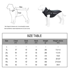 Load image into Gallery viewer, Winter Coat Waterproof Windproof Dog Jacket with Harness &amp; Furry Collar Warm Dog Clothes Outdoor Dog Vest with Reflective Strips
