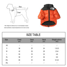 Load image into Gallery viewer, Large Winter Pet Dog Clothes French Bulldog Puppy Warm Windproof Jacket Small Medium Dog Reflective Coat Chihuahua Pet Outfits
