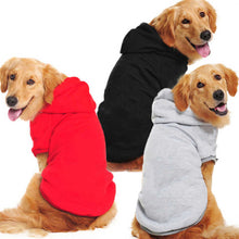 Load image into Gallery viewer, Autumn and Winter Puppy Hoodie Clothing Cat Sweater T Shirt Without Pocket Big Dog Sport Shirt Pet Vest Pet Clothes
