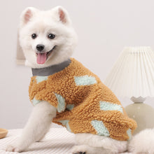 Load image into Gallery viewer, Autumn and Winter Pet Warm Fleece Puppy Dog Cat Soft Coat Shirt Jacket Teddy Bichon Pomeranian Schnauze Dog Clothes
