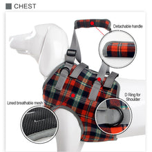 Load image into Gallery viewer, Dog Support Harness for Front and Rear Legs Lifting Adjustable Rehabilitation Vest for Old Dogs with Disabilities Pet Supplies
