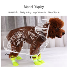 Load image into Gallery viewer, Winter Waterproof Pet Rain Shoes for Small Medium Dog Warm Puppy Snow Boots Fleece Soft Silicon Adjustable Anti-Slip Pet Rain Boots Large Dog Shoes
