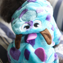 Load image into Gallery viewer, Dog Clothes Puppy Bubble Dragon Transformation Thicken Jacket Fit Dog Cat Winter Pet Cute Costume Warm Hoodie Dog Coat
