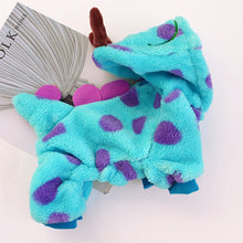 Load image into Gallery viewer, Dog Clothes Puppy Bubble Dragon Transformation Thicken Jacket Fit Dog Cat Winter Pet Cute Costume Warm Hoodie Dog Coat

